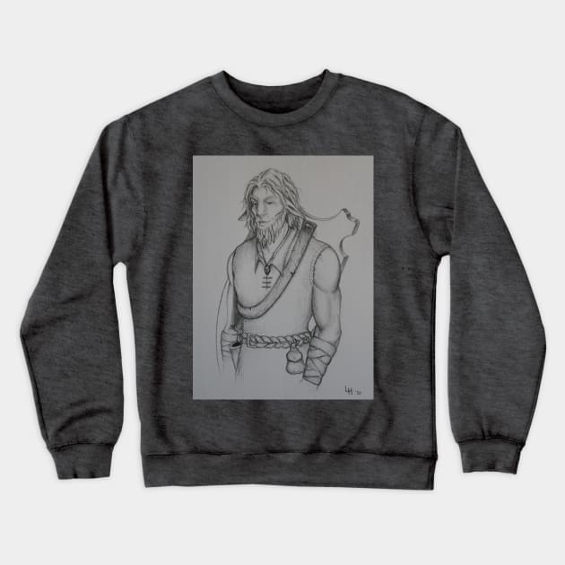 Monadnock the Firbolg Stone Sorcerer from Intelligence Check Crewneck Sweatshirt by IntelligenceCheck